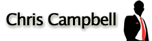 Chris Campbell with Logo