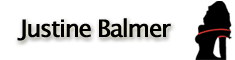 Justine Balmer with Logo