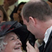 Grandmother of the bride thoroughly enjoying herself!